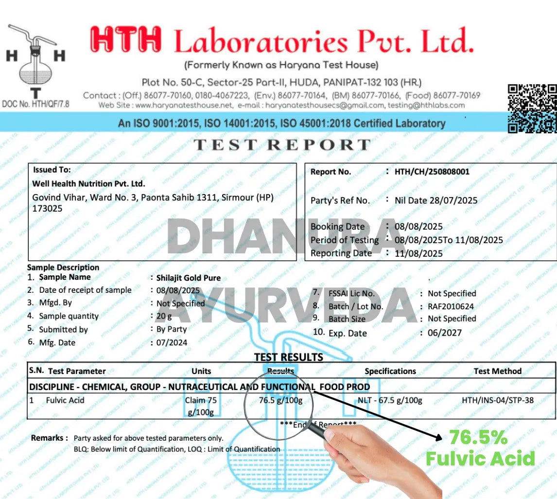 Premium Himalayan Shilajit Resin - Gold - Original Himalayan Shilajit- Dhanura